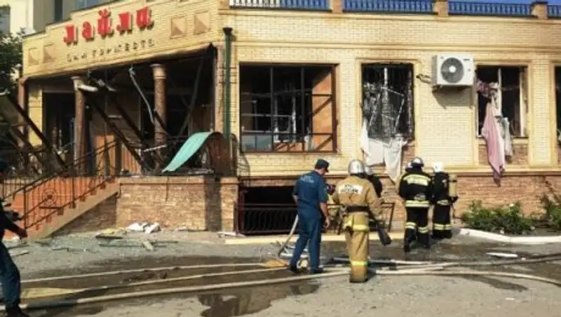 Число жертв взрыва в банкетном зале в Махачкале увеличилось до 11