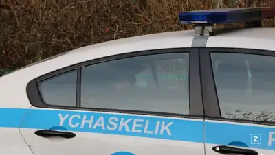 полицейская машина , фото - Новости Zakon.kz от 12.01.2022 12:07