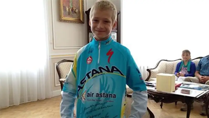 Александр Винокуров исполнил мечту 10-летнего мальчика