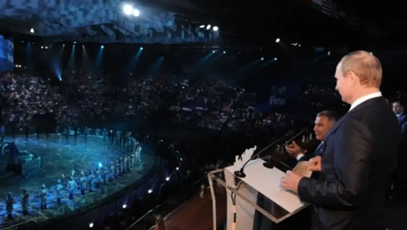 Церемония открытия ЧМ по водным видам спорта в Казани была на уровне Олимпиады