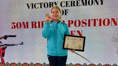 Казахстанка стала чемпионом мира по пулевой стрельбе, фото - Новости Zakon.kz от 04.02.2023 17:48