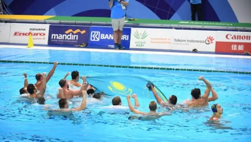 Казахстанские ватерполисты третий раз подряд победили на Азиатских играх