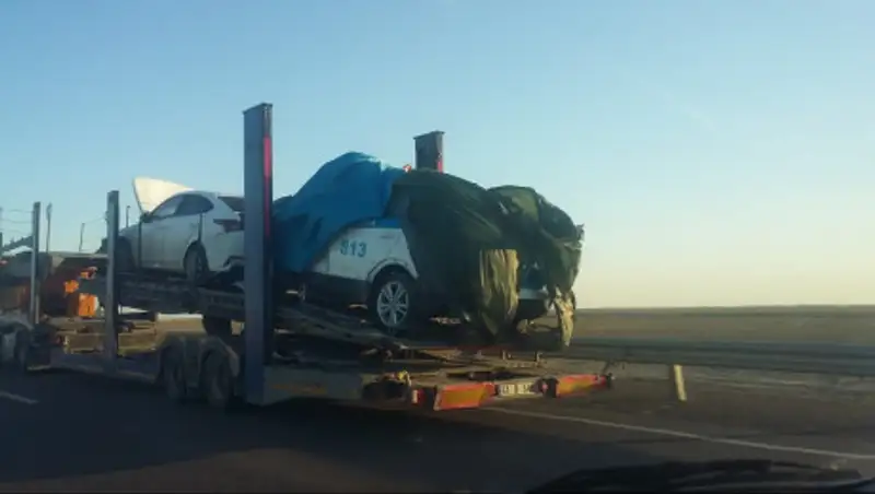 Полицейский автомобиль вылетел в кювет в Мангистау