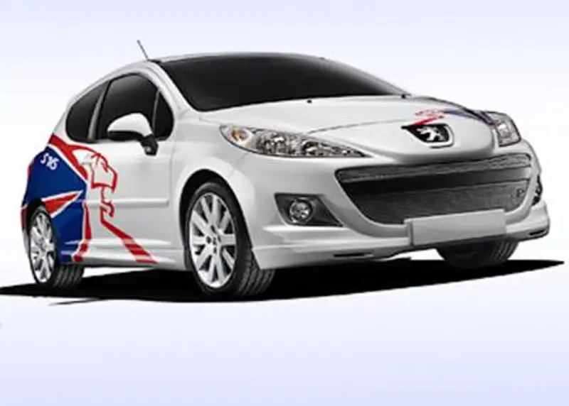 Хэтчбек Peugeot 207 сделали похожим на раллийный автомобиль, фото - Новости Zakon.kz от 04.02.2010 15:43