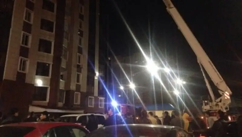 Пожар произошел в столичном ЖК «Байконур»