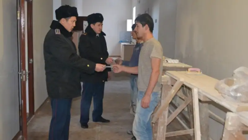 Кызылординские полицейские с начала года привлекли к адмответственности 987 иностранцев