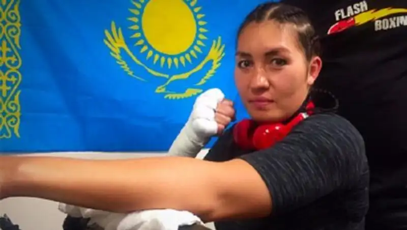 «Казахстанская GGG» Аида Сатыбалдинова одержала победу на профи-ринге