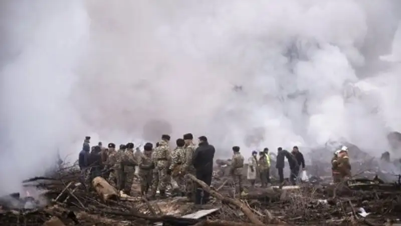 Работавший в Казахстане житель Бишкека потерял всю семью в результате крушения самолета