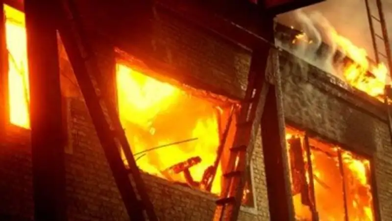 В Мангистау полностью сгорел жилой дом