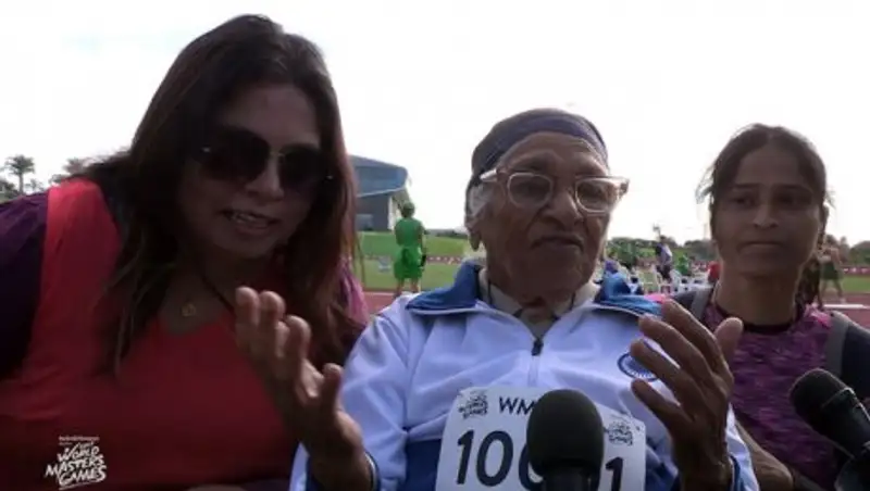 101-летняя пенсионерка победила саму себя в спринтерском забеге