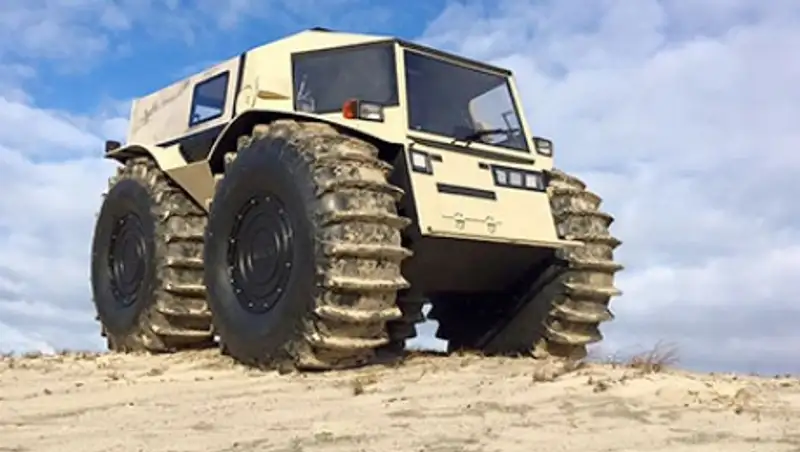 В России создали вездеход без руля и подвески