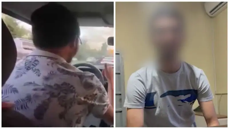 Очередные видеоизвинения от лихача опубликовали полицейские Алматы