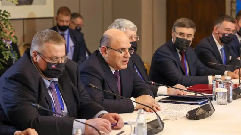 Встреча глав правительств Казахстана и России, фото - Новости Zakon.kz от 24.02.2022 22:18
