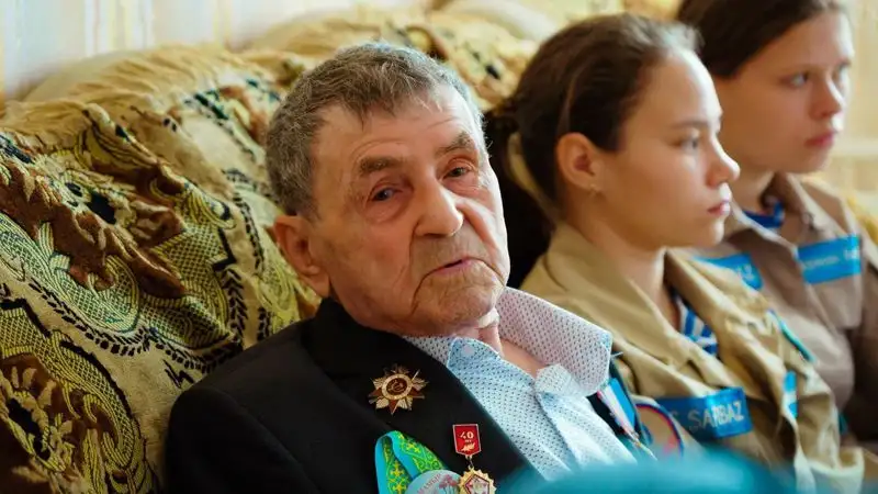 В Алматы поздравили ветерана ВОВ с 99-летием, фото - Новости Zakon.kz от 29.03.2023 21:24