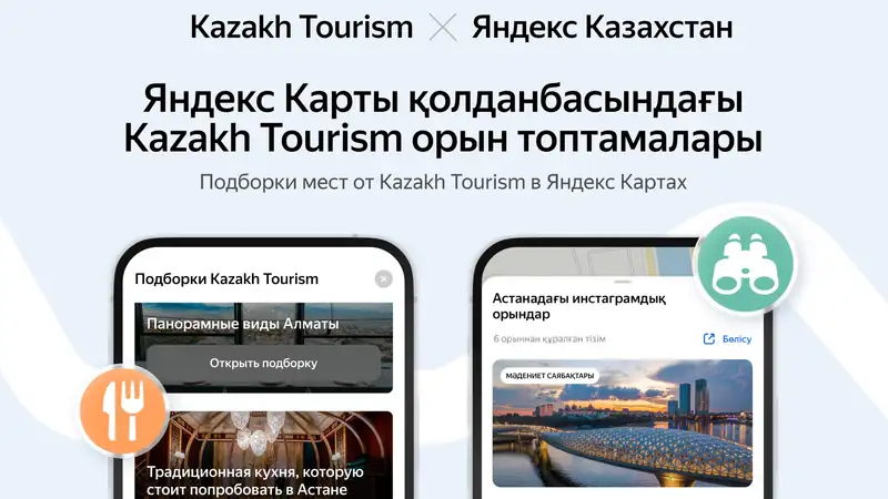 Kazakh Tourism и Яндекс Казахстан объявили о долгосрочном партнерстве в сфере туризма 