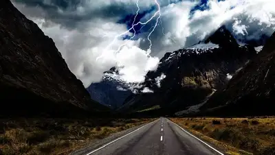 горы, штормовое предупреждение, фото - Новости Zakon.kz от 23.04.2022 10:09