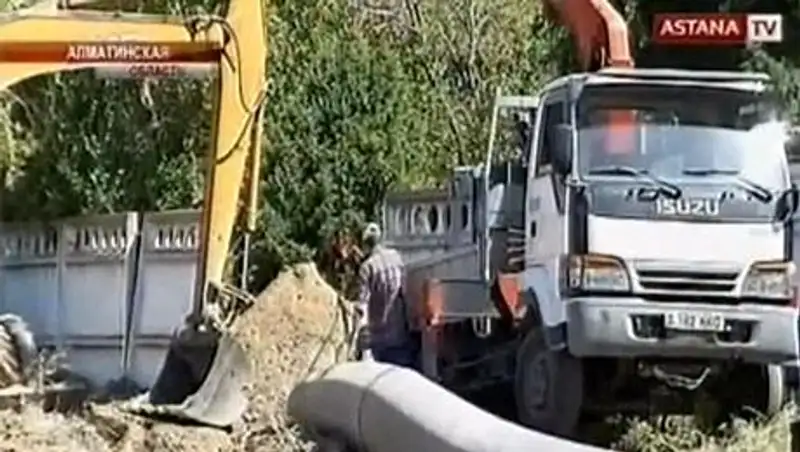 На сегодняшний день 90% жителей Талгара обеспечены водой