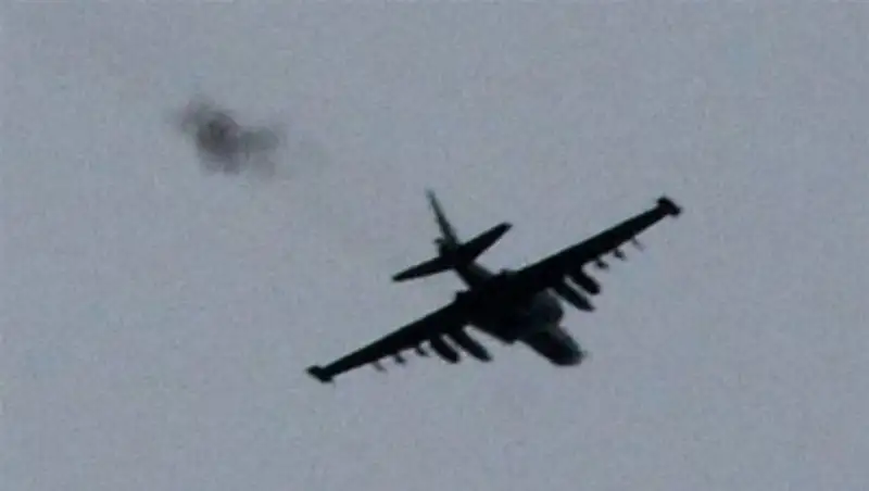 Ополченцы: Штурмовик СУ25 сбит над Донецком