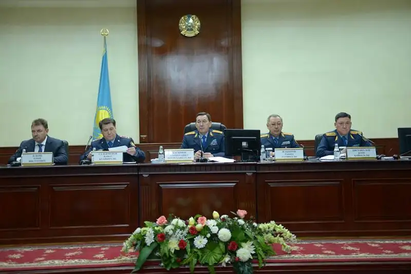 В Астане состоялось расширенное заседание Коллегии МВД с участием руководителей служб министерства, фото - Новости Zakon.kz от 18.01.2018 23:47