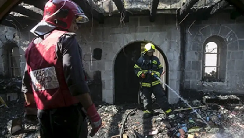 В поджоге католической церкви в Израиле заподозрили еврейских экстремистов