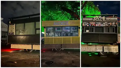 17 незаконно установленных киосков снесли в Алматы, фото - Новости Zakon.kz от 27.06.2023 14:58