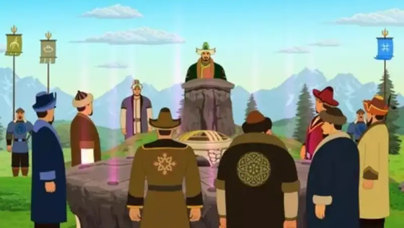 Шымкентте «&#1178;аза&#1179; елі» мультфильмі к&#1257;рсетілді