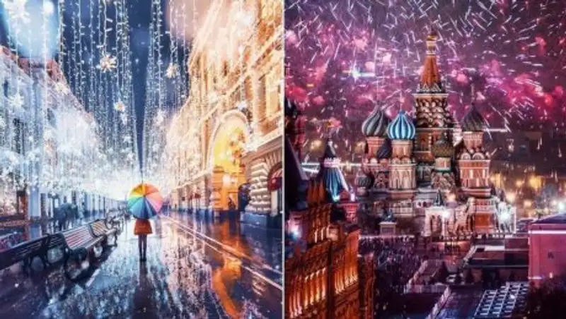 Сказочная новогодняя Москва