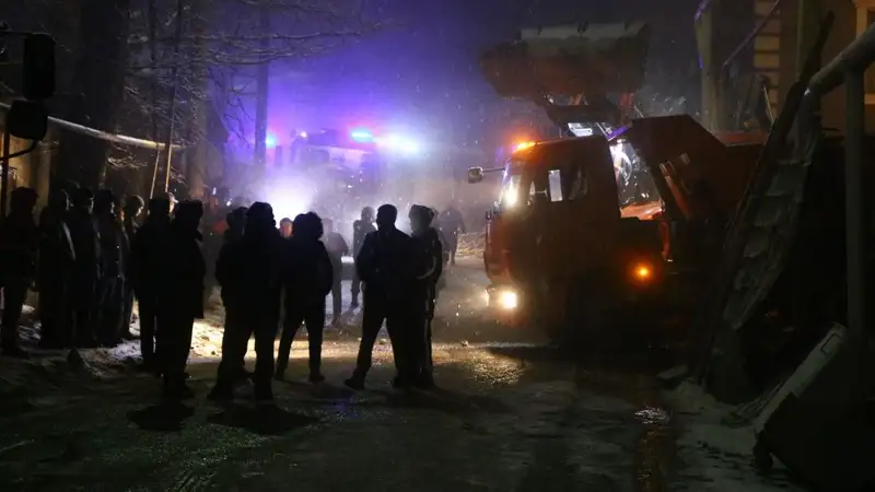 В Алматы сошел оползень, идут поиски возможных пострадавших