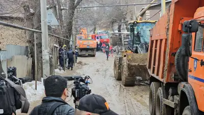 оползень в Алматы