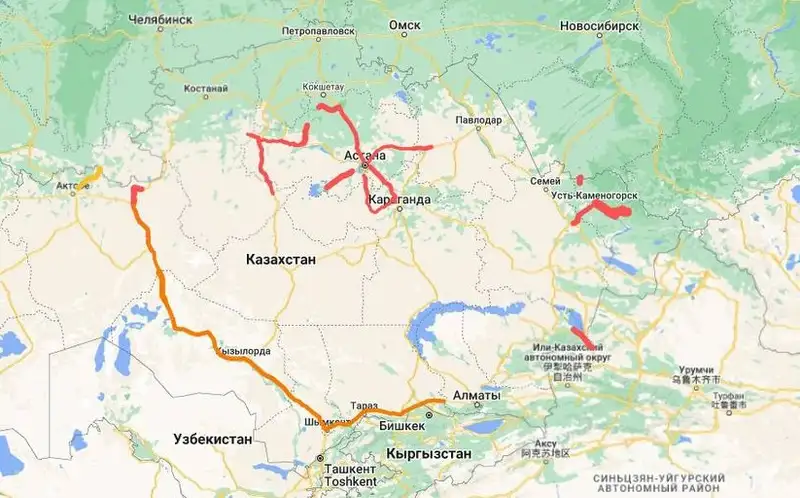 Движение ограничили на 36 участках автодорог республиканского значения в Казахстане, фото - Новости Zakon.kz от 14.02.2024 10:12