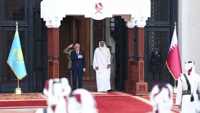 Как эмир Катара встретил Токаева в своем дворце