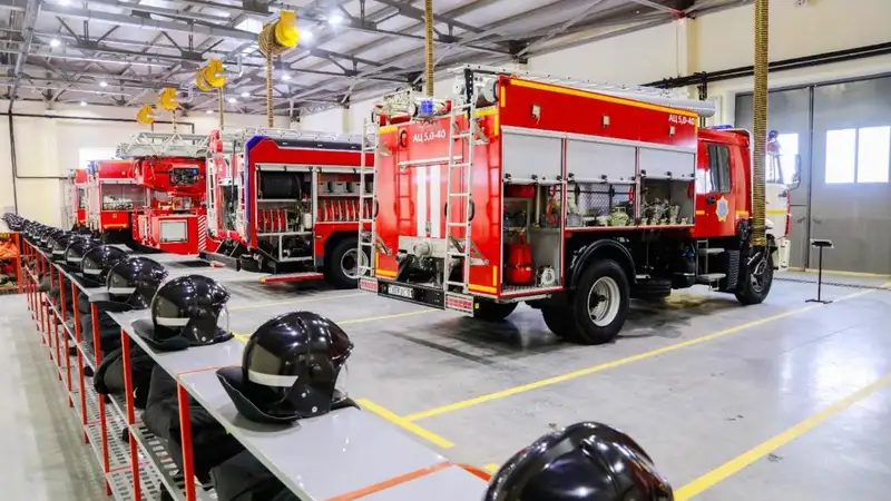 Пожарное депо и общежитие открыли в Астане