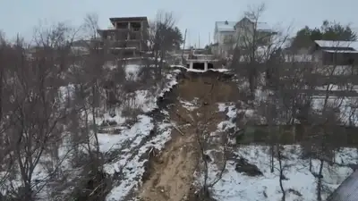 уголовное дело, оползень в Алматы, фото - Новости Zakon.kz от 16.02.2024 11:34