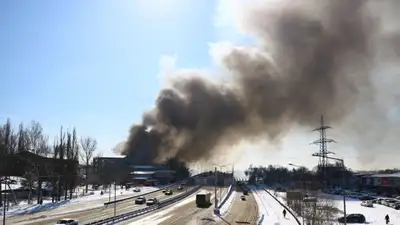пожар Алматы
