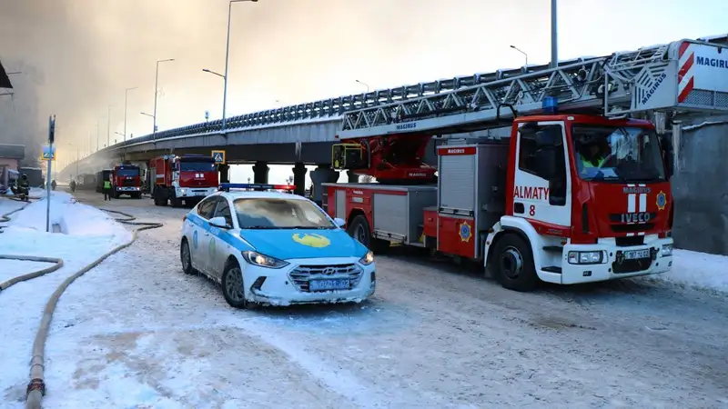 Пожар в алматы сегодня на барахолке