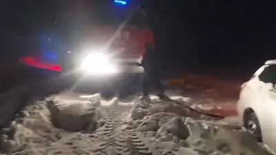 В ВКО во время метели спасли 11 человек, из них 7 детей, фото - Новости Zakon.kz от 17.02.2024 08:45