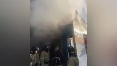 пожар, фото - Новости Zakon.kz от 17.02.2024 11:45