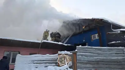 пожар, фото - Новости Zakon.kz от 18.02.2024 12:08