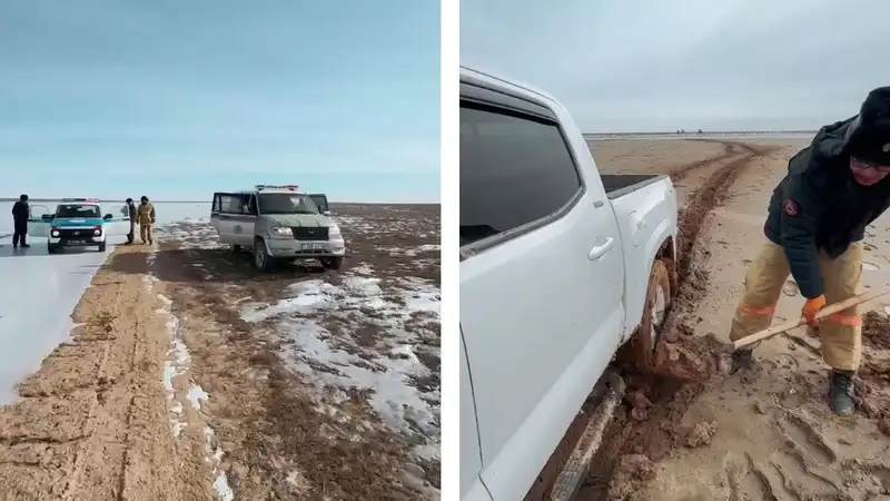 Четверо взрослых и ребенок на автомобиле потерялись в Атырауской области