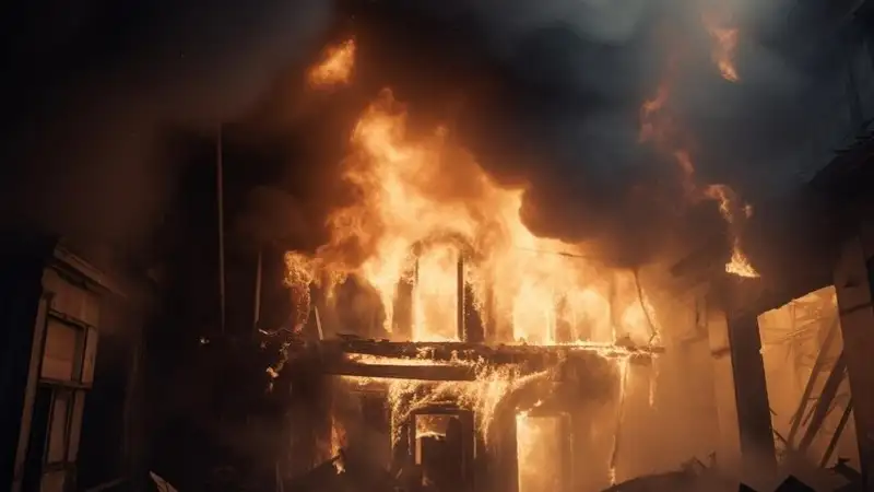 В Алматы из-за пожара в квартире эвакуировали 17 человек