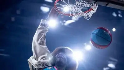 Баскетбол Победитель Слэм-данка, фото - Новости Zakon.kz от 19.02.2024 12:52