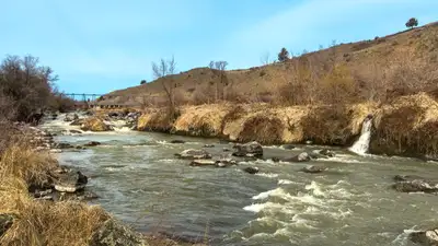 Плотину на озере Иссык вернули в гоcсобственность, фото - Новости Zakon.kz от 19.02.2024 09:46