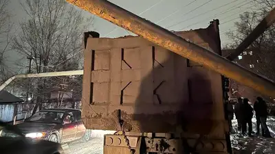 Авария в Алматы, фото - Новости Zakon.kz от 21.02.2024 08:20