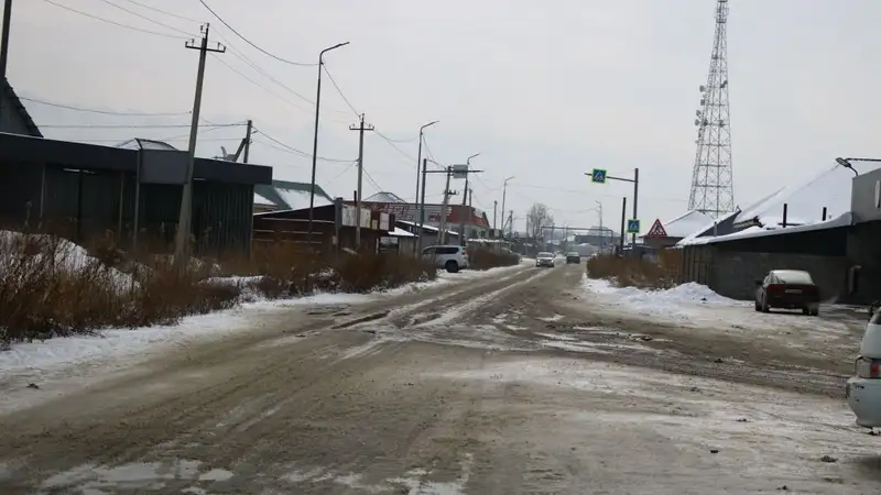поселок, Кызыл-Ту-4, дороги, фото - Новости Zakon.kz от 22.02.2024 19:43