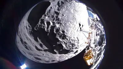 Что известно о состоянии американского модуля "Одиссей", приземлившегося на Луне на бок