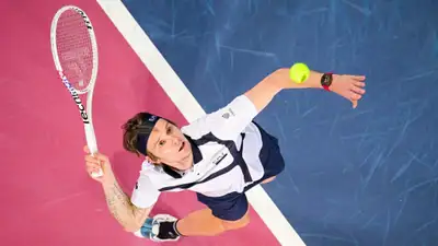 Александр Бублик потерпел поражение в парном разряде , фото - Новости Zakon.kz от 27.02.2024 21:17