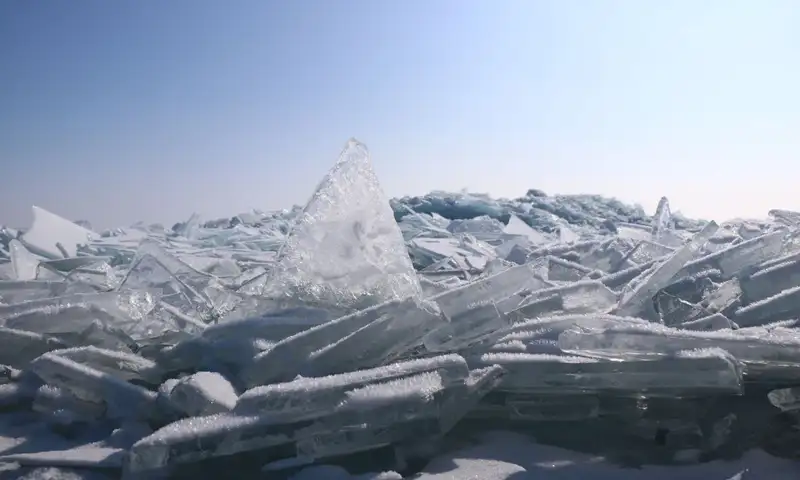 Казахстанцам показали завораживающие кадры зимнего Капчагая, фото - Новости Zakon.kz от 28.02.2024 17:42