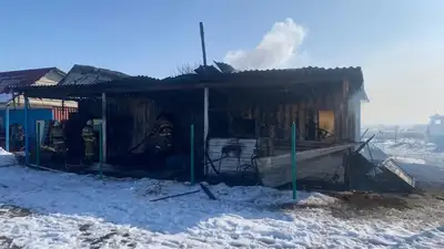 Пожар произошел на территории зоны отдыха в Алматинской области, есть пострадавшие
