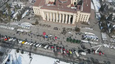 спасатели, площадь Астаны, гражданская защита