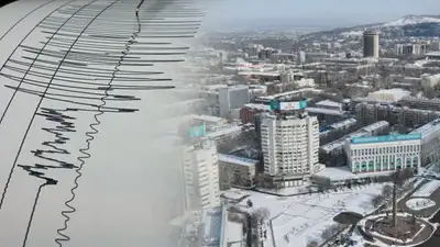 повреждения, здания, землетрясение, Алматы